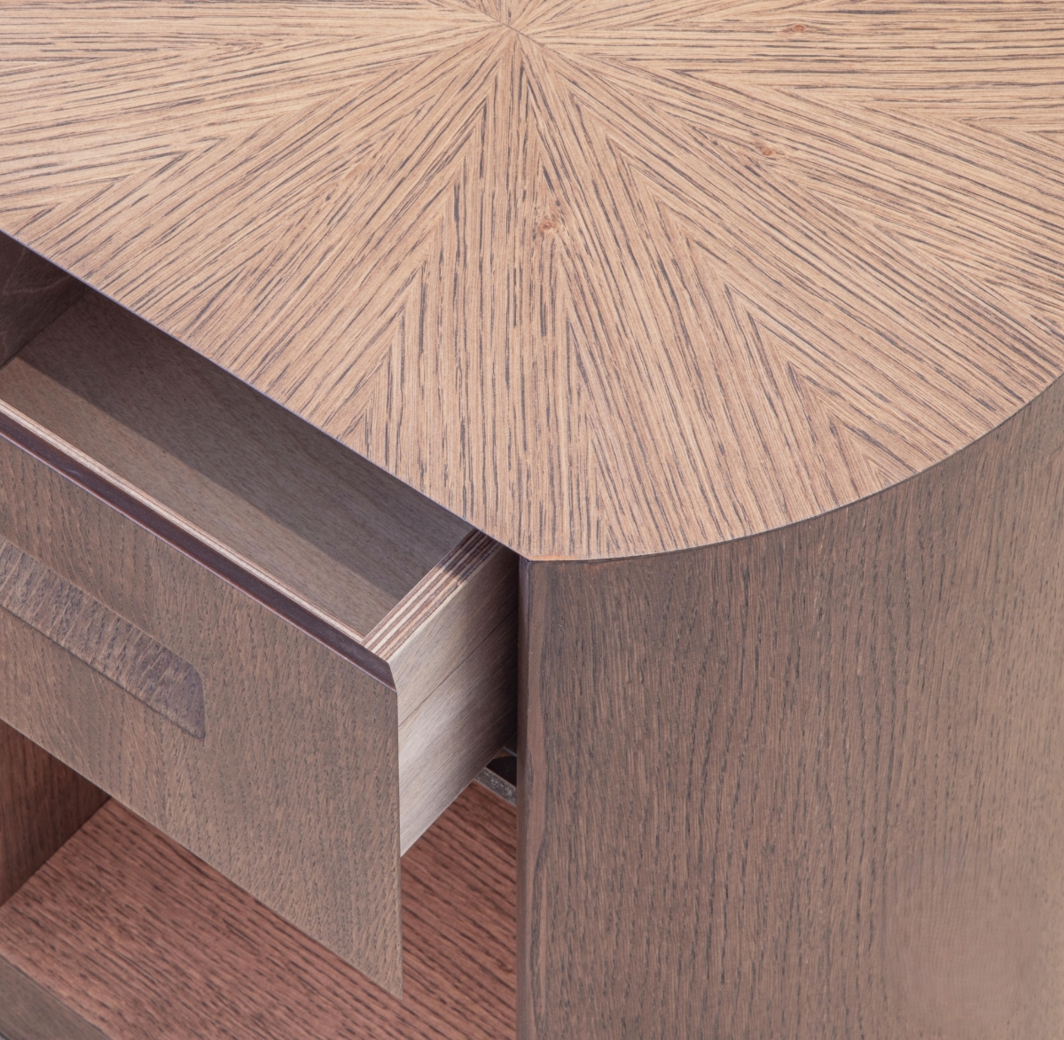 Εικόνα της Bed side table all wooden detail