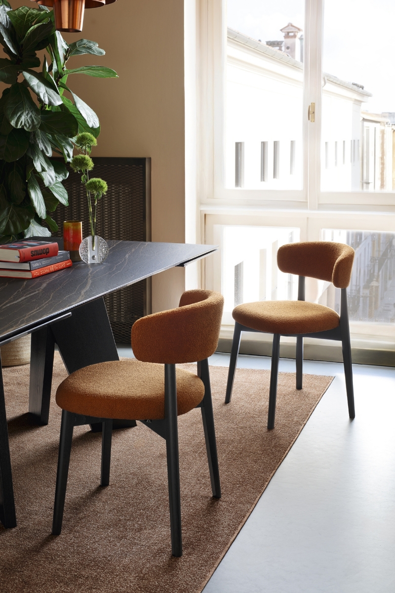 connubia by calligaris - καρέκλα Talks  ιδανική για την τραπεζαρία ή την κουζίνα