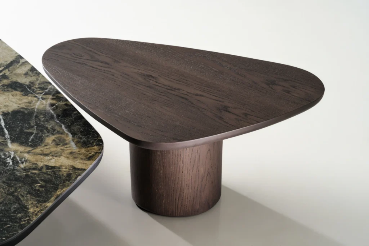 Μοντέρνο τραπεζάκι σαλονιού INFINITY  ξύλο και κεραμικό Adamopoulos Casa Ideale Αθήνα