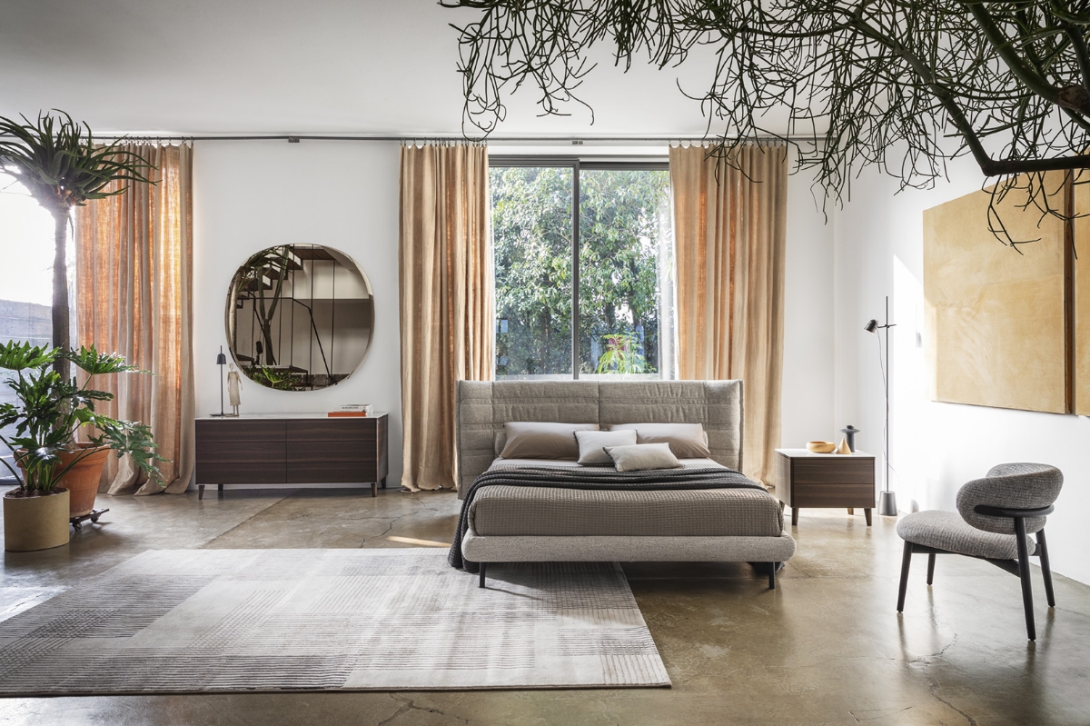 Μοντέρνο κομοδίνο υπνοδωματίου Boston Calligaris Αθήνα Adamopoulos Casa Ideale