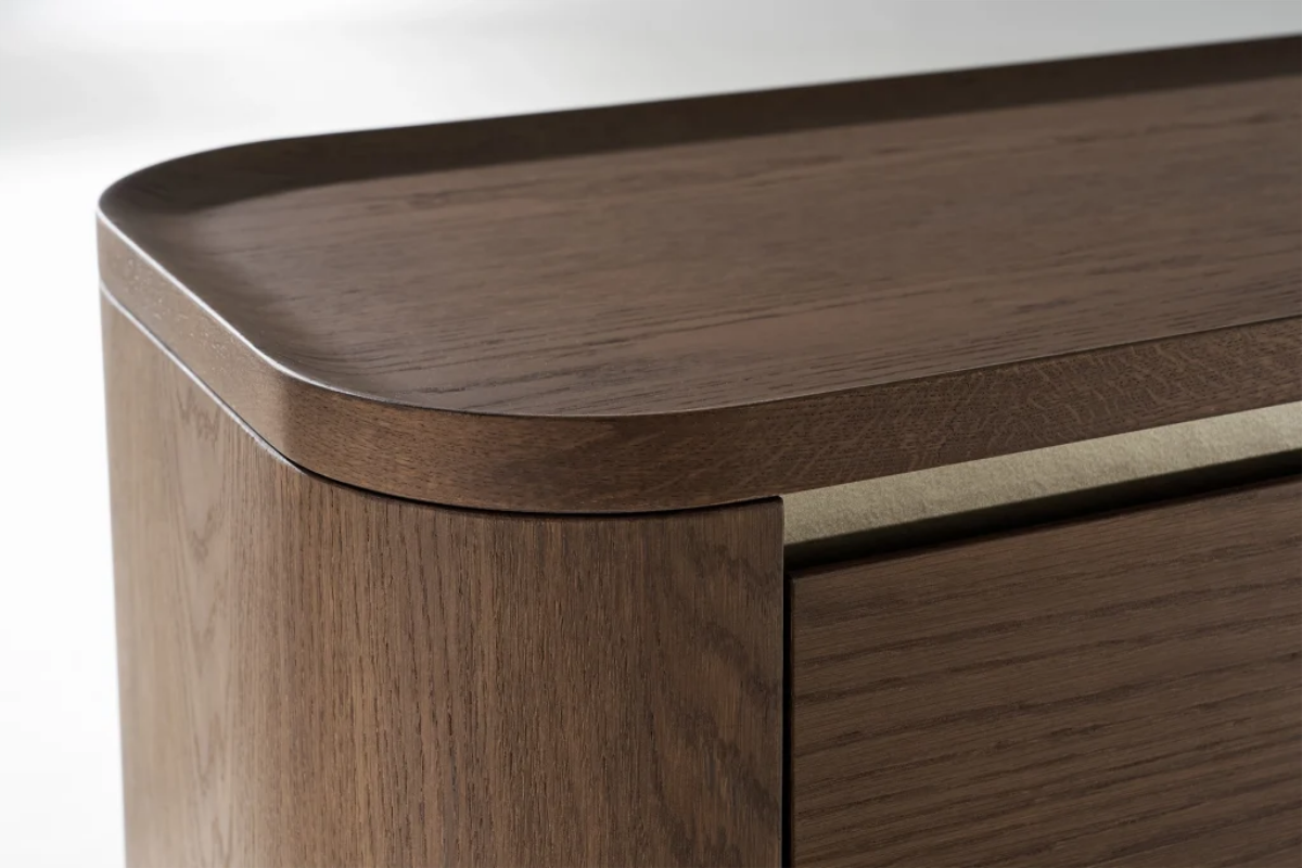 Μπουφές από δρύ με καμπύλες γωνίες Desenio Echo Αθήνα Adamopoulos Casa Ideale