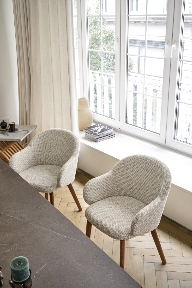 calligaris - καρέκλα Holly Fab με άνετο κάθισμα, ιταλικού οίκου στο adamopoulos casa ideale