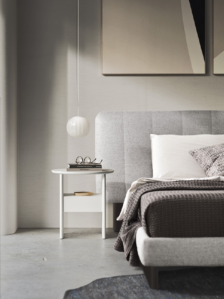 Υφασμάτινο κρεβάτι Calligaris με αποθηκευτικό χώρο – Adamopoulos Casa Ideale Αθήνα