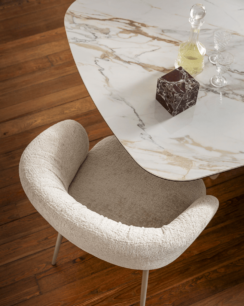 Καρέκλα Calligaris με κεραμικό τραπέζι