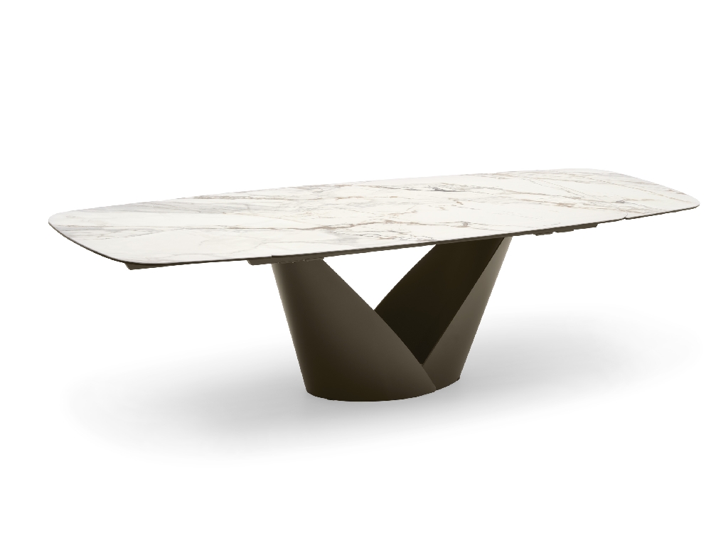 οβάλ κεραμική τραπεζαρία calla calligaris adamopoulos casa ideale