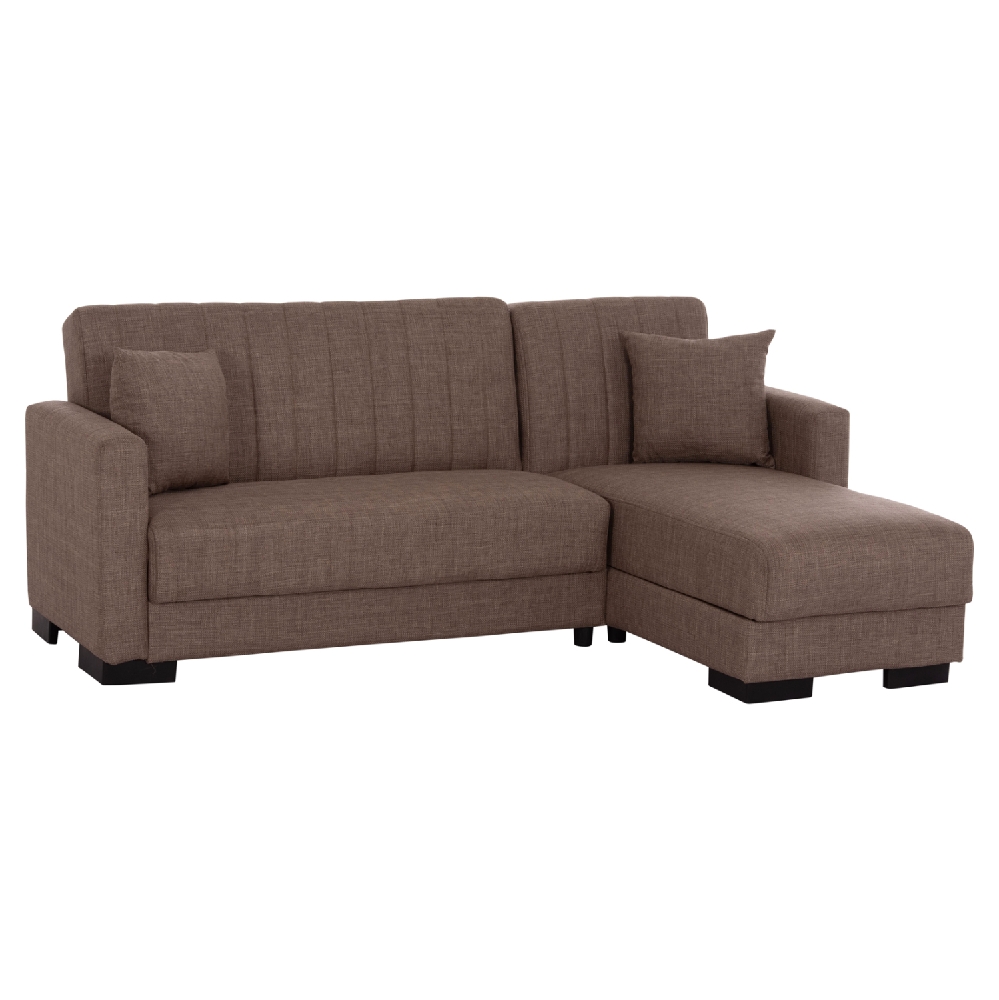 Μικρός καναπές με αποθηκευτικό χώρο για σαλόνια περιορισμένων τετραγωνικών Αθήνα Adamopoulos Casa Ideale