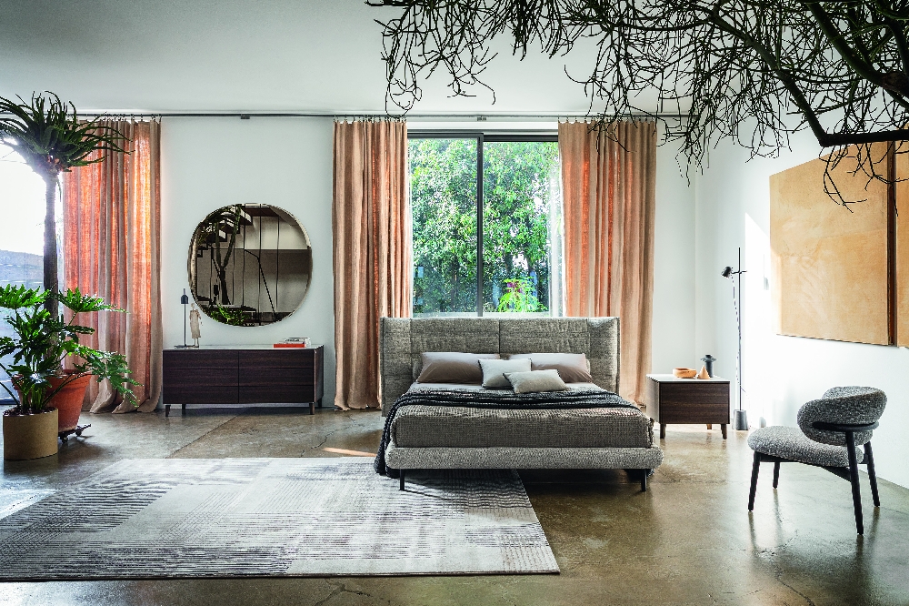 Minimal κρεβατοκάμαρα με έπιπλα Calligaris στην Αθήνα – Adamopoulos Casa Ideale