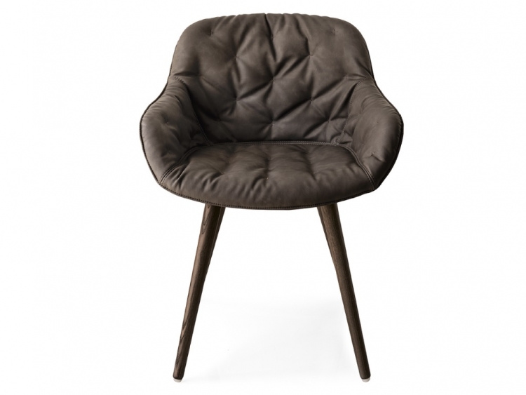 Igloo Soft καρέκλα με βελούδο ή τεχνόδερμα Calligaris