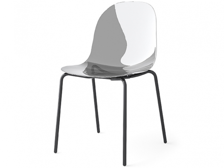Academy new καρέκλα με μεταλλικά πόδια Connubia by Calligaris