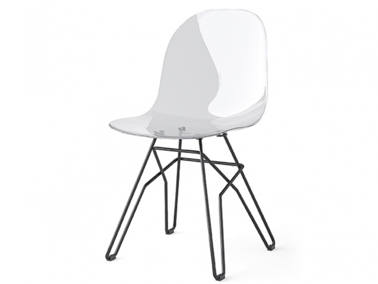 Academy new καρέκλα με πλεκτό πόδι Connubia Calligaris
