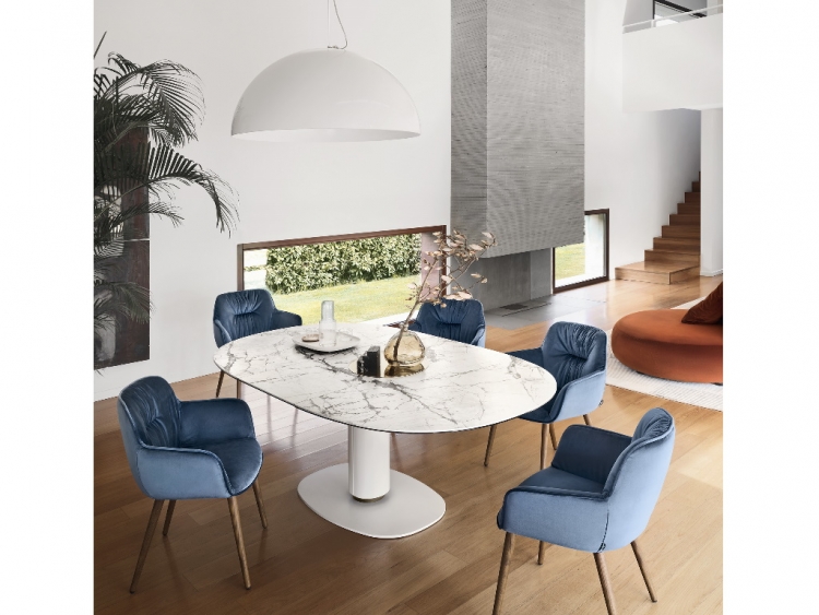 Elson τραπέζι με κεραμικό Calligaris