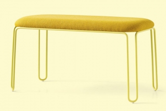 Stulle πάγκος καθίσματος με μεταλλικά πόδια Connubia by Calligaris