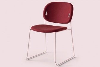 Υο καρέκλα με δύο μεταλλικά πόδια Connubia by Calligaris