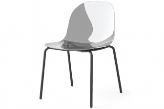 Academy new καρέκλα με μεταλλικά πόδια Connubia by Calligaris