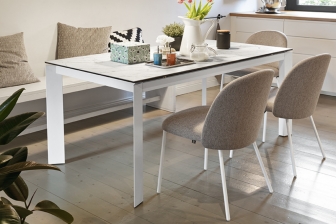 Baron τραπέζι με κεραμική πέτρα Connubia by Calligaris