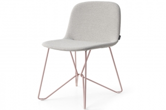 Vela καρέκλα με πλεκτά μεταλλικά πόδια Calligaris